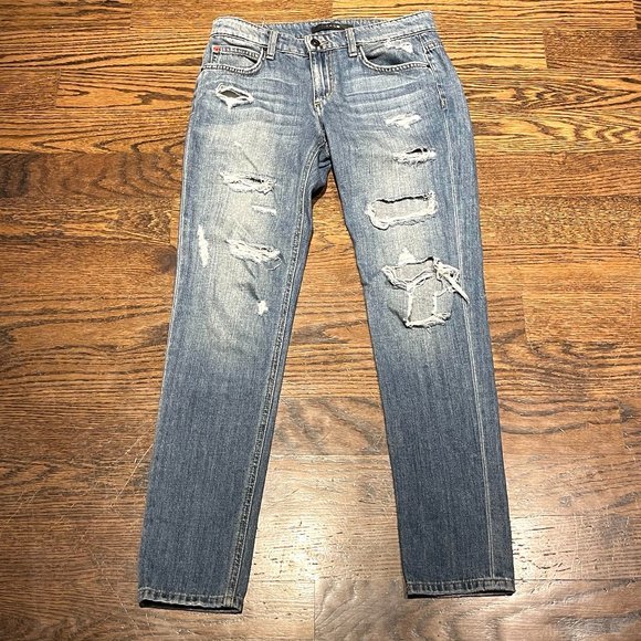 Women's Easy High Water Distressed Denim Joes Jeans Size 25‎ - Picture 1 of 7